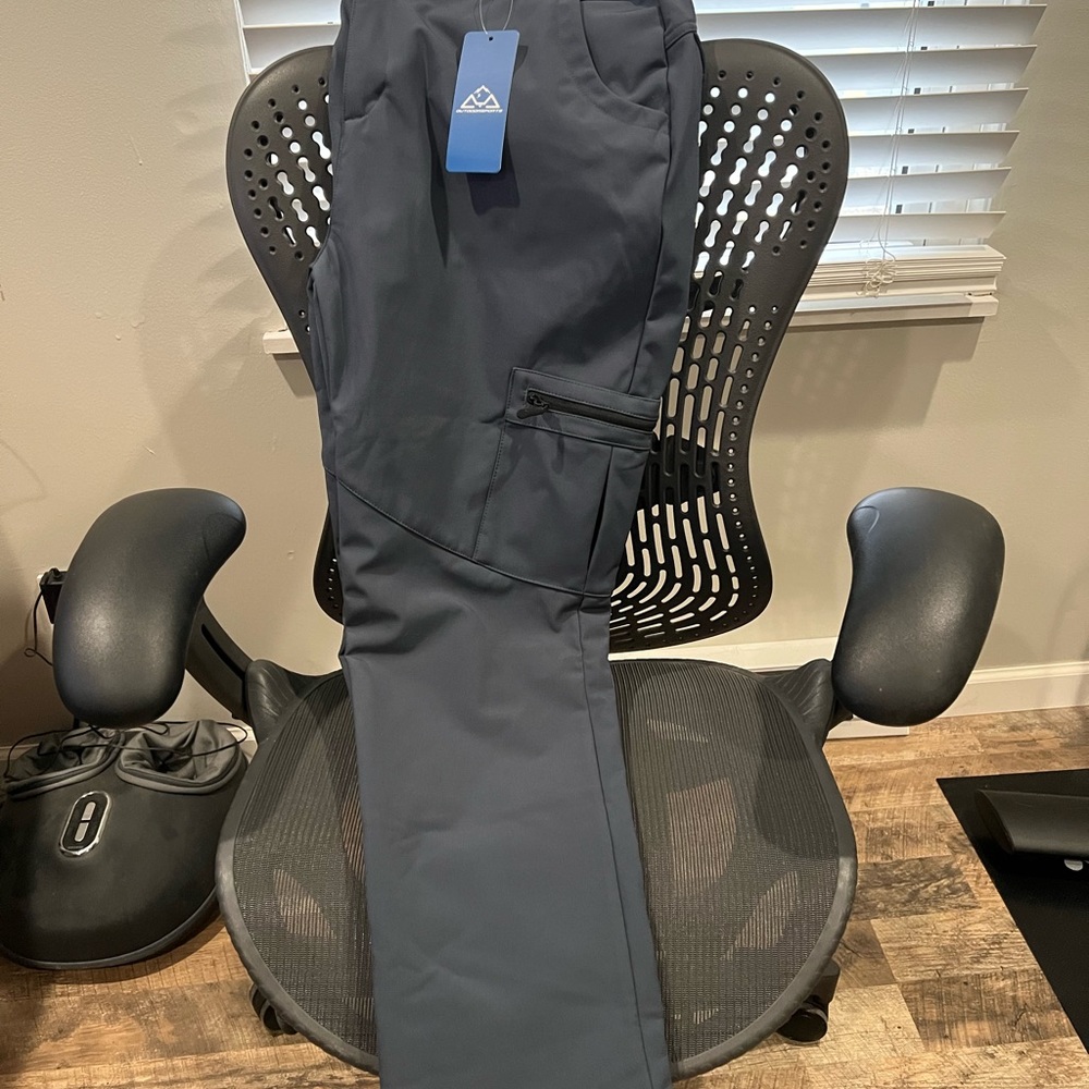 Snow pants from Amazon.. grey blue color